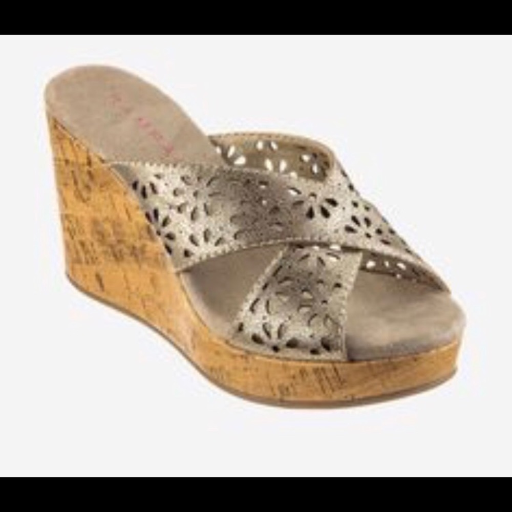 Rampage Flaca Wedge Sandal 7.5 M